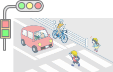 横断歩道と信号機